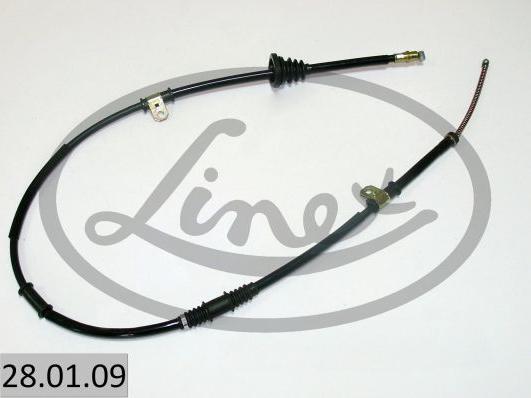 Linex 28.01.09 - Тросик, cтояночный тормоз abcparts.ee