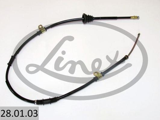 Linex 28.01.03 - Тросик, cтояночный тормоз abcparts.ee