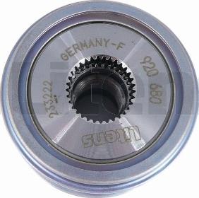 Litens 920680 - Шкив генератора, муфта abcparts.ee