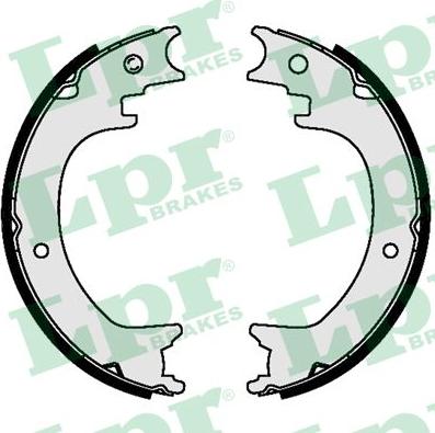 LPR 09590 - Комплект тормозов, ручник, парковка abcparts.ee