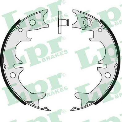 LPR 09140 - Комплект тормозов, ручник, парковка abcparts.ee
