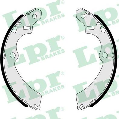 LPR 05830 - Комплект тормозных колодок, барабанные abcparts.ee