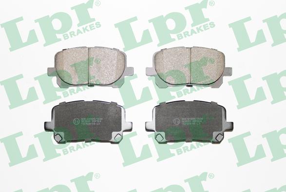 LPR 05P904 - Тормозные колодки, дисковые, комплект abcparts.ee