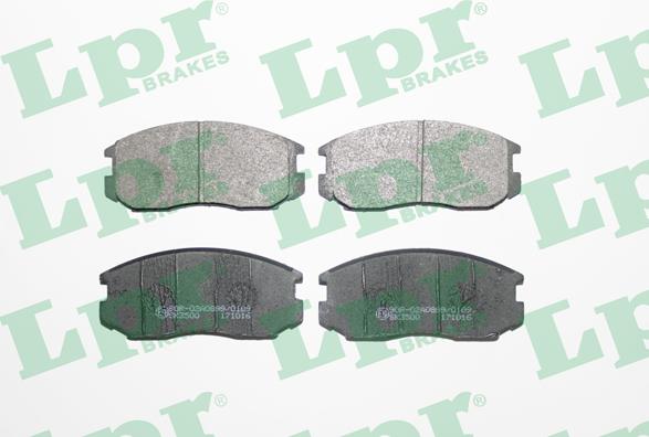 LPR 05P932 - Тормозные колодки, дисковые, комплект abcparts.ee
