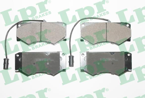 LPR 05P499 - Тормозные колодки, дисковые, комплект abcparts.ee