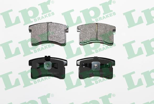 LPR 05P458 - Тормозные колодки, дисковые, комплект abcparts.ee