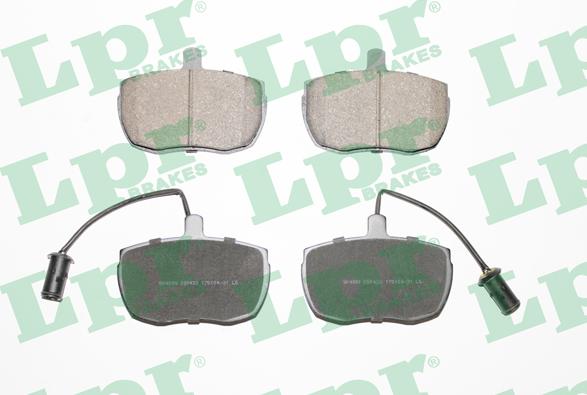 LPR 05P433 - Тормозные колодки, дисковые, комплект abcparts.ee
