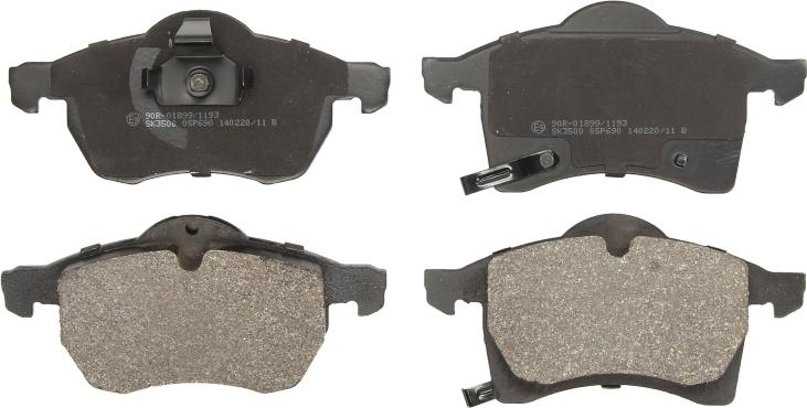 LPR 05P690 - Тормозные колодки, дисковые, комплект abcparts.ee