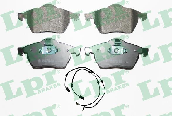 LPR 05P635A - Тормозные колодки, дисковые, комплект abcparts.ee