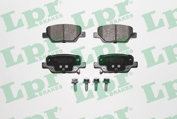 LPR 05P1951 - Тормозные колодки, дисковые, комплект abcparts.ee