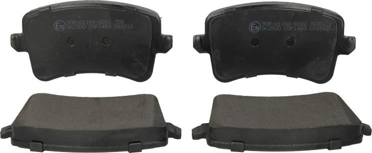 LPR 05P1489 - Тормозные колодки, дисковые, комплект abcparts.ee