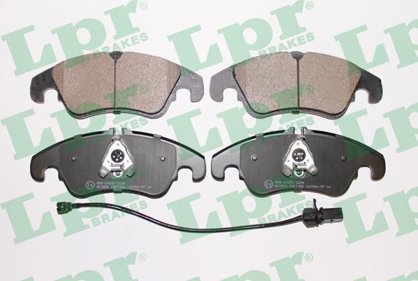 LPR 05P1420A - Тормозные колодки, дисковые, комплект abcparts.ee