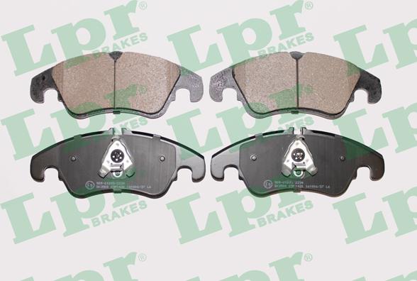 LPR 05P1420 - Тормозные колодки, дисковые, комплект abcparts.ee