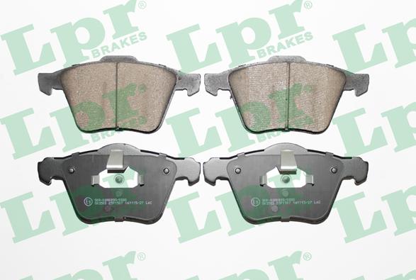 LPR 05P1507 - Тормозные колодки, дисковые, комплект abcparts.ee