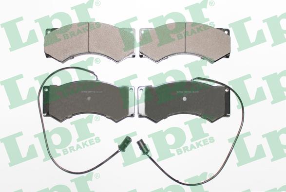 LPR 05P1155 - Тормозные колодки, дисковые, комплект abcparts.ee