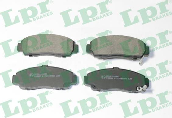 LPR 05P1840 - Тормозные колодки, дисковые, комплект abcparts.ee