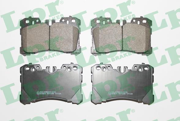 LPR 05P1848 - Тормозные колодки, дисковые, комплект abcparts.ee