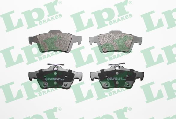 LPR 05P1882 - Тормозные колодки, дисковые, комплект abcparts.ee