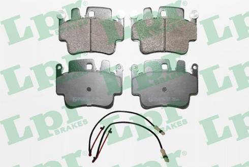 LPR 05P1371A - Тормозные колодки, дисковые, комплект abcparts.ee