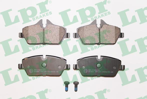 LPR 05P1241 - Тормозные колодки, дисковые, комплект abcparts.ee