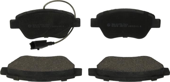 LPR 05P1225 - Тормозные колодки, дисковые, комплект abcparts.ee