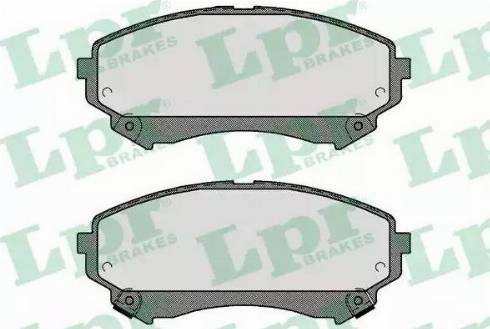 LPR 05P1778 - Тормозные колодки, дисковые, комплект abcparts.ee