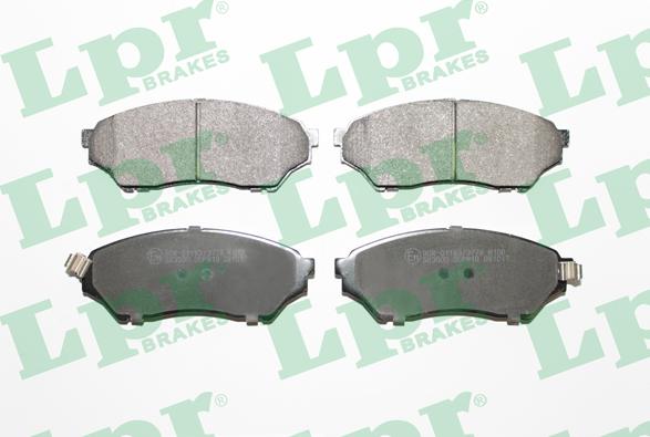 LPR 05P819 - Тормозные колодки, дисковые, комплект abcparts.ee