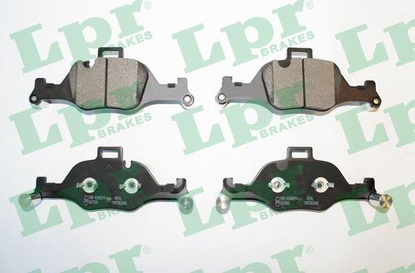 LPR 05P2040 - Тормозные колодки, дисковые, комплект abcparts.ee