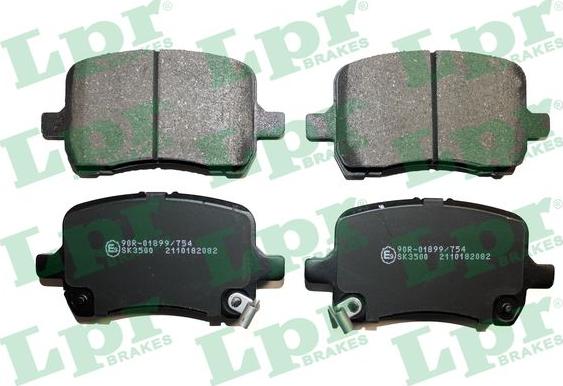 LPR 05P2082 - Тормозные колодки, дисковые, комплект abcparts.ee