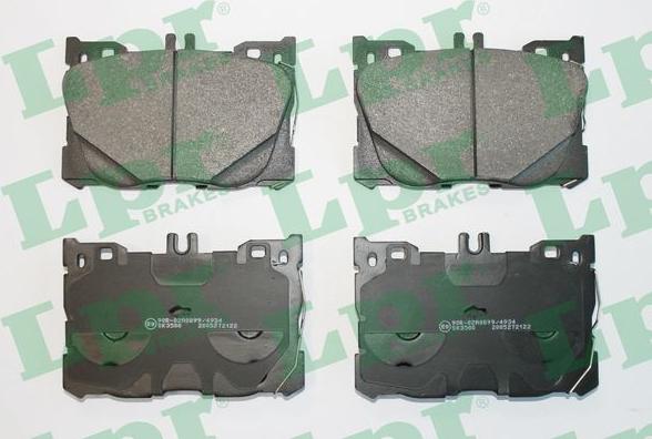 LPR 05P2122 - Тормозные колодки, дисковые, комплект abcparts.ee