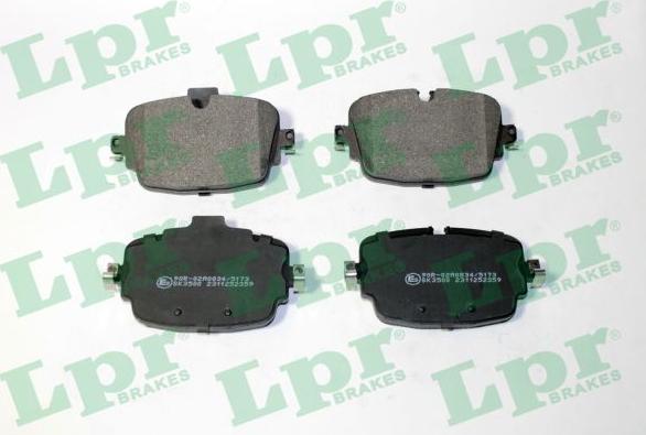 LPR 05P2359 - Тормозные колодки, дисковые, комплект abcparts.ee