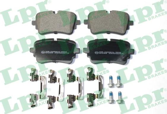 LPR 05P2291K - Тормозные колодки, дисковые, комплект abcparts.ee