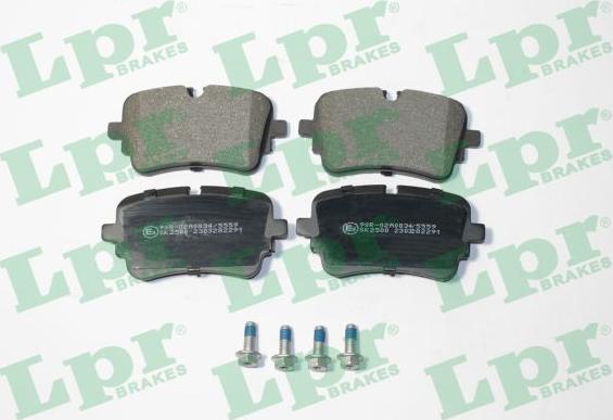 LPR 05P2291 - Тормозные колодки, дисковые, комплект abcparts.ee