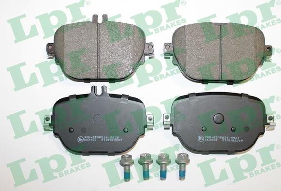 LPR 05P2209 - Тормозные колодки, дисковые, комплект abcparts.ee