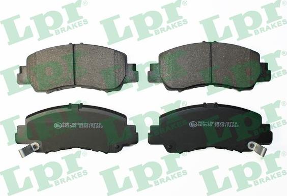 LPR 05P2230 - Тормозные колодки, дисковые, комплект abcparts.ee