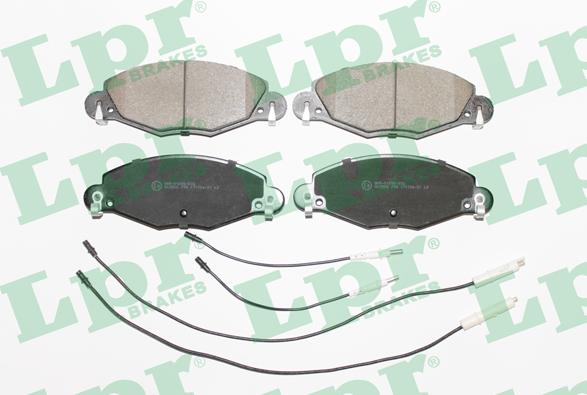 LPR 05P799 - Тормозные колодки, дисковые, комплект abcparts.ee