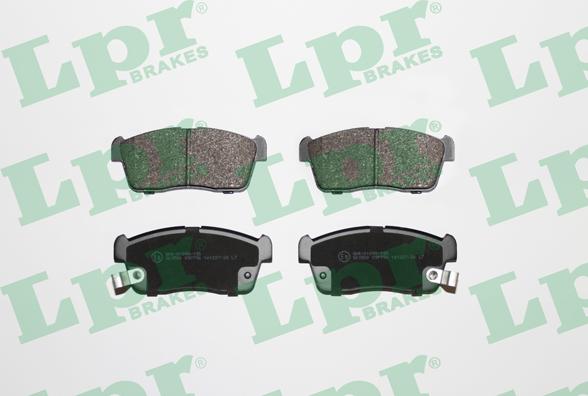 LPR 05P796 - Тормозные колодки, дисковые, комплект abcparts.ee