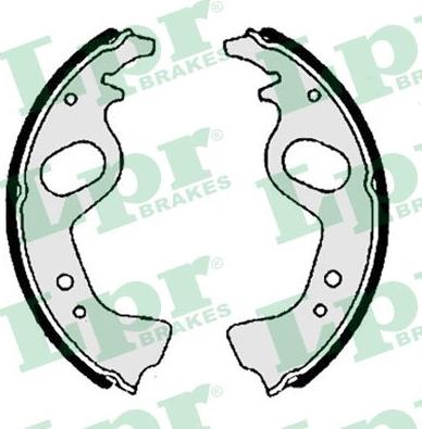 LPR 00889 - Комплект тормозных колодок, барабанные abcparts.ee