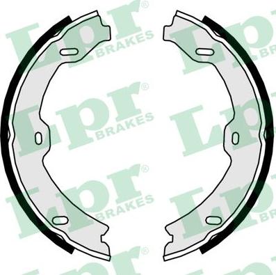 LPR 01068 - Комплект тормозов, ручник, парковка abcparts.ee