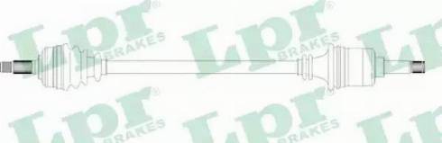 LPR DS40004 - Приводной вал abcparts.ee