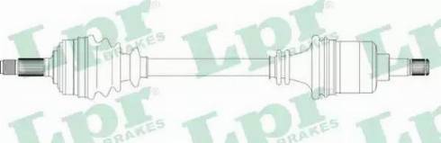 LPR DS40003 - Приводной вал abcparts.ee