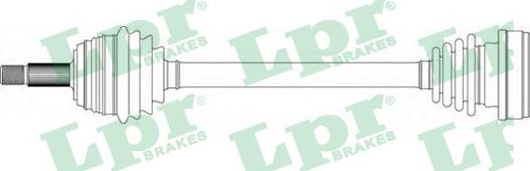 LPR DS51005 - Приводной вал abcparts.ee