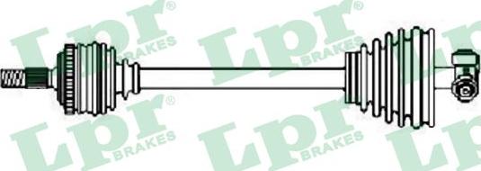LPR DS52215 - Приводной вал abcparts.ee