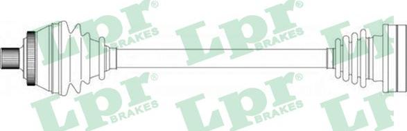 LPR DS14225 - Приводной вал abcparts.ee