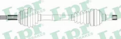 LPR DS37011 - Приводной вал abcparts.ee