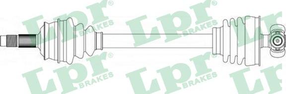 LPR DS20081 - Приводной вал abcparts.ee