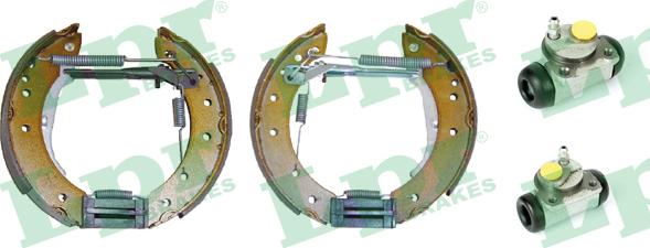 LPR OEK409 - Комплект тормозных колодок, барабанные abcparts.ee