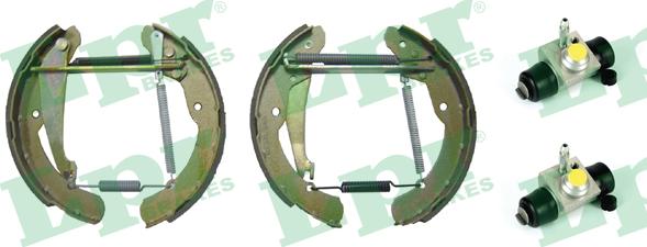 LPR OEK419 - Комплект тормозных колодок, барабанные abcparts.ee