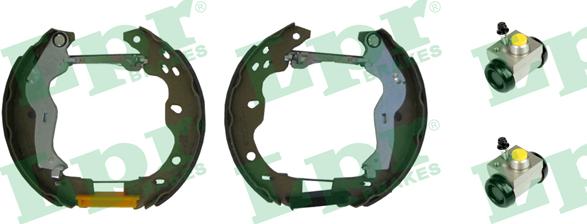 LPR OEK620 - Комплект тормозных колодок, барабанные abcparts.ee