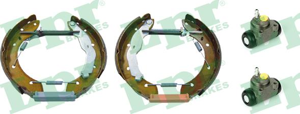 LPR OEK364 - Комплект тормозных колодок, барабанные abcparts.ee